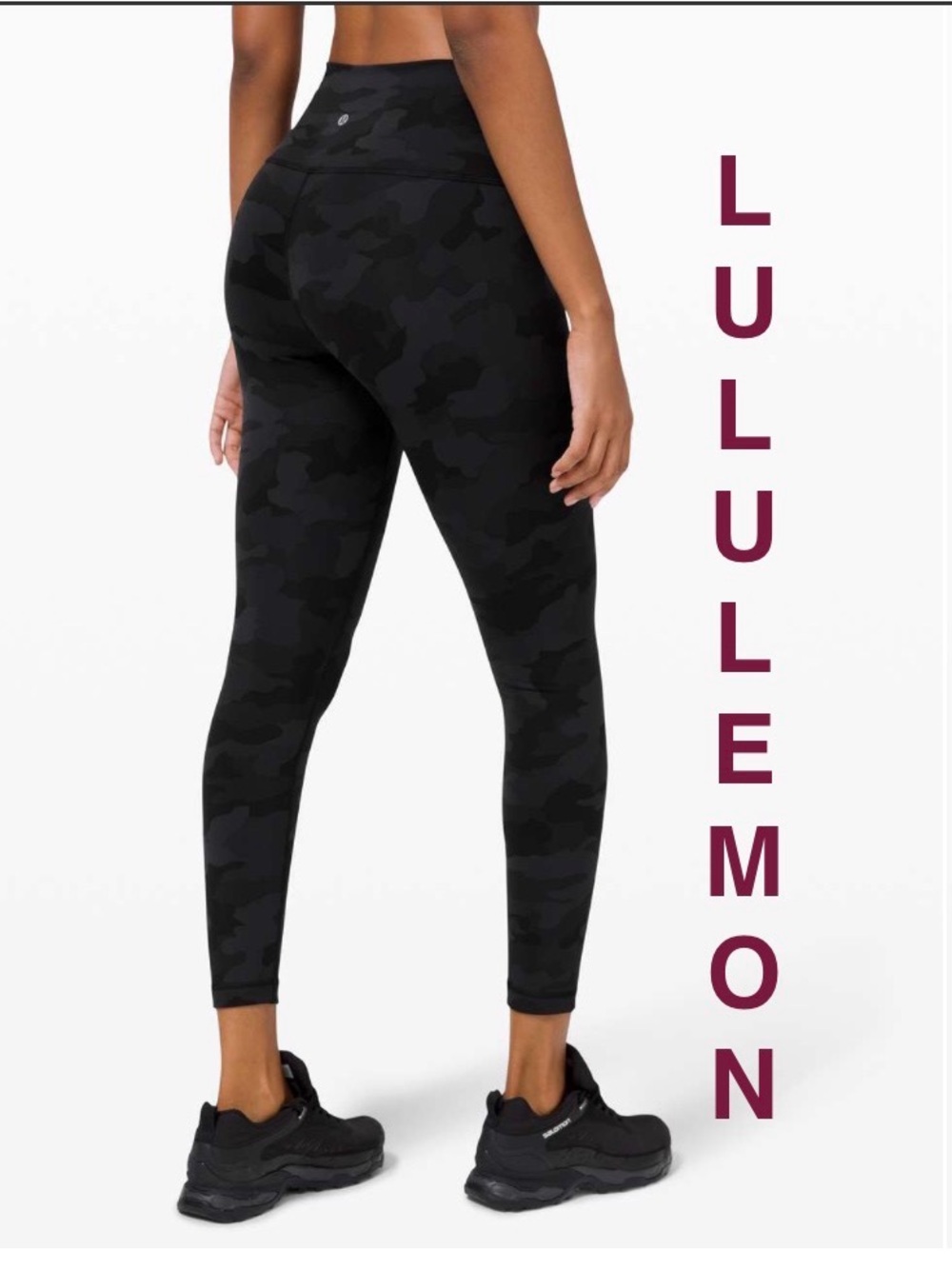 Lululemon | “Wunder Train” High-Rise Tight 25" Heritage 365 Camo Deep Coal - 8